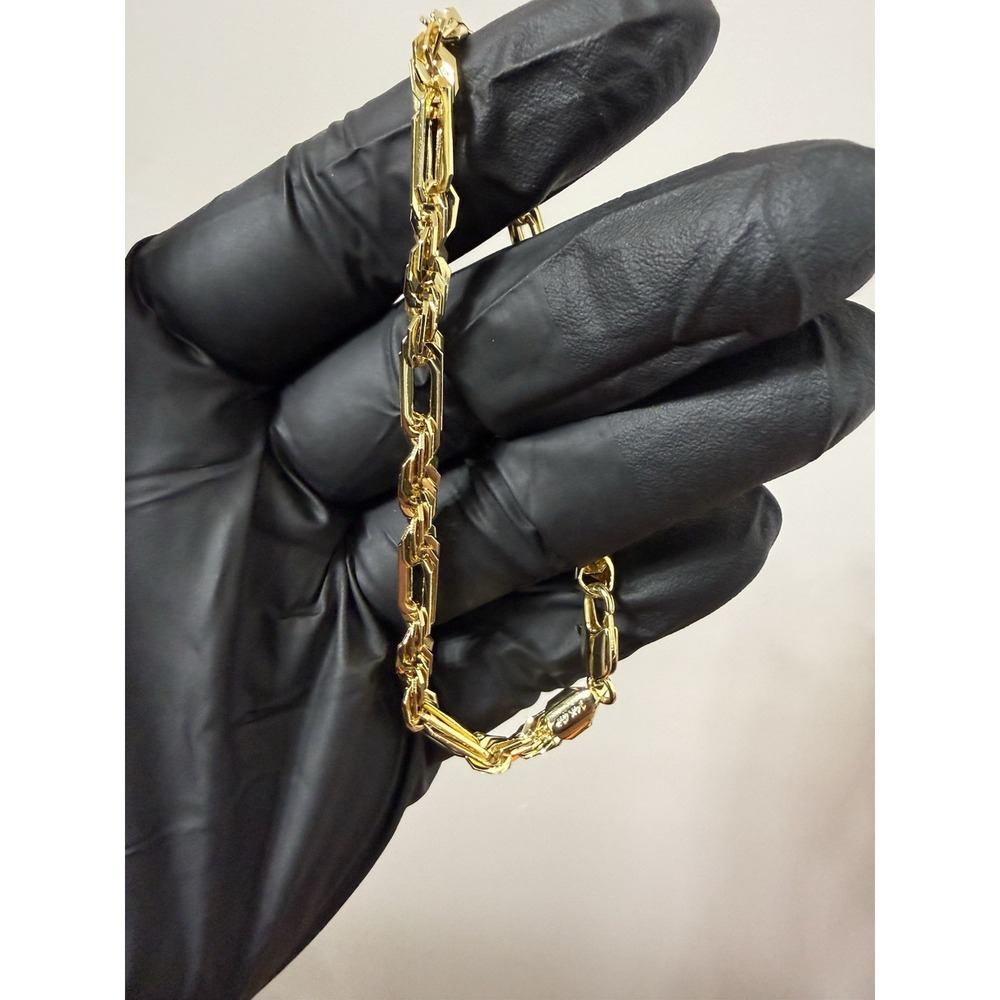 milano bracelet 14k gold filled 10 inch 5mm lobster clasp - Picture 6 of 7